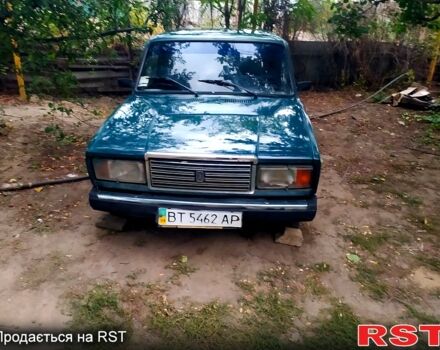 Зеленый ВАЗ 2107, объемом двигателя 1.5 л и пробегом 200 тыс. км за 968 $, фото 1 на Automoto.ua