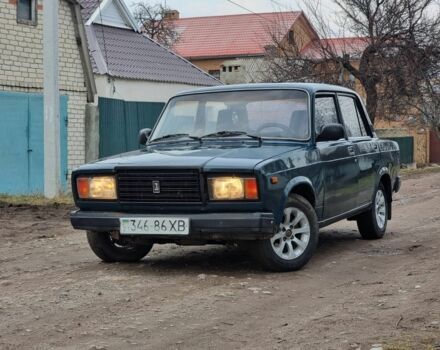 Зеленый ВАЗ 2107, объемом двигателя 0 л и пробегом 200 тыс. км за 610 $, фото 1 на Automoto.ua