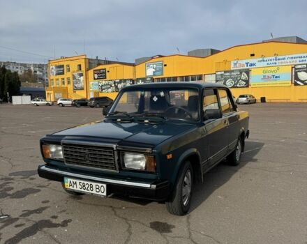 Зеленый ВАЗ 2107, объемом двигателя 1.6 л и пробегом 187 тыс. км за 1250 $, фото 1 на Automoto.ua