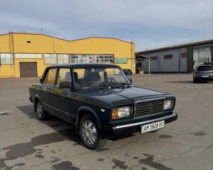Зеленый ВАЗ 2107, объемом двигателя 1.6 л и пробегом 88 тыс. км за 1450 $, фото 1 на Automoto.ua