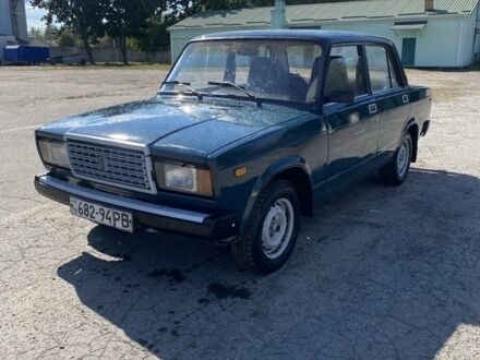 Зеленый ВАЗ 2107, объемом двигателя 1.5 л и пробегом 102 тыс. км за 1300 $, фото 1 на Automoto.ua