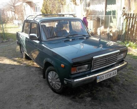 Зеленый ВАЗ 2107, объемом двигателя 1.6 л и пробегом 110 тыс. км за 1350 $, фото 1 на Automoto.ua