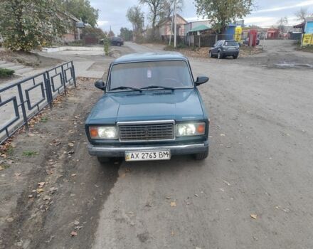 Зелений ВАЗ 2107, об'ємом двигуна 2 л та пробігом 7 тис. км за 1107 $, фото 1 на Automoto.ua