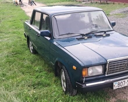 Зеленый ВАЗ 2107, объемом двигателя 1.6 л и пробегом 130 тыс. км за 800 $, фото 1 на Automoto.ua