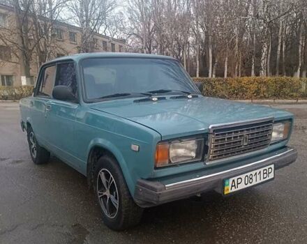 Зеленый ВАЗ 2107, объемом двигателя 1.5 л и пробегом 135 тыс. км за 1300 $, фото 1 на Automoto.ua