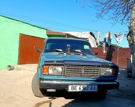 Зеленый ВАЗ 2107, объемом двигателя 1.5 л и пробегом 64 тыс. км за 1350 $, фото 1 на Automoto.ua