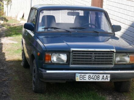 Зеленый ВАЗ 2107, объемом двигателя 1.5 л и пробегом 114 тыс. км за 1200 $, фото 1 на Automoto.ua