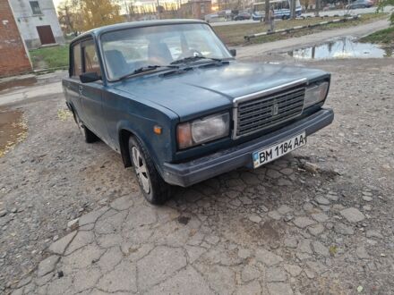 Зеленый ВАЗ 2107, объемом двигателя 2 л и пробегом 89 тыс. км за 644 $, фото 1 на Automoto.ua