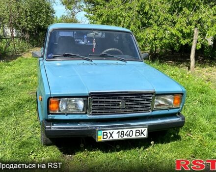 Зеленый ВАЗ 2107, объемом двигателя 1.5 л и пробегом 37 тыс. км за 1800 $, фото 1 на Automoto.ua