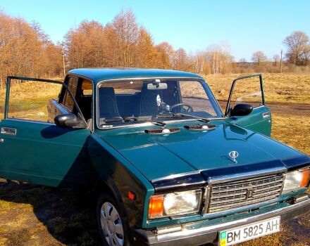 Зеленый ВАЗ 2107, объемом двигателя 1.5 л и пробегом 93 тыс. км за 1100 $, фото 1 на Automoto.ua