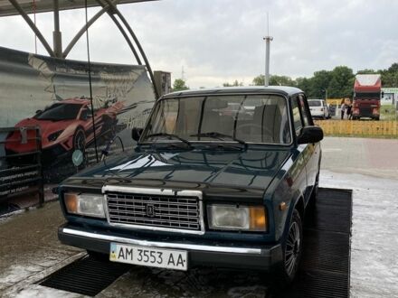 Зеленый ВАЗ 2107, объемом двигателя 1.6 л и пробегом 1000 тыс. км за 1200 $, фото 1 на Automoto.ua