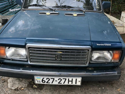 Зеленый ВАЗ 2107, объемом двигателя 1.6 л и пробегом 190 тыс. км за 1500 $, фото 1 на Automoto.ua