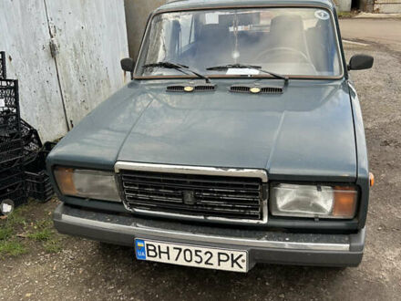 Зеленый ВАЗ 2107, объемом двигателя 1.5 л и пробегом 123 тыс. км за 1413 $, фото 1 на Automoto.ua