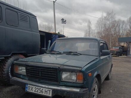 Зеленый ВАЗ 2107, объемом двигателя 1.5 л и пробегом 57 тыс. км за 1000 $, фото 1 на Automoto.ua