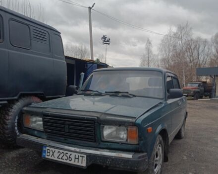 Зеленый ВАЗ 2107, объемом двигателя 1.5 л и пробегом 57 тыс. км за 1000 $, фото 1 на Automoto.ua