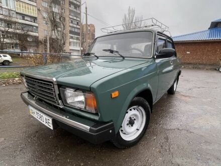 Зеленый ВАЗ 2107, объемом двигателя 1.5 л и пробегом 105 тыс. км за 1250 $, фото 1 на Automoto.ua