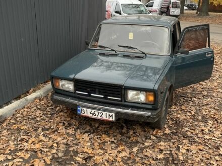 Зеленый ВАЗ 2107, объемом двигателя 1.5 л и пробегом 3 тыс. км за 1657 $, фото 1 на Automoto.ua