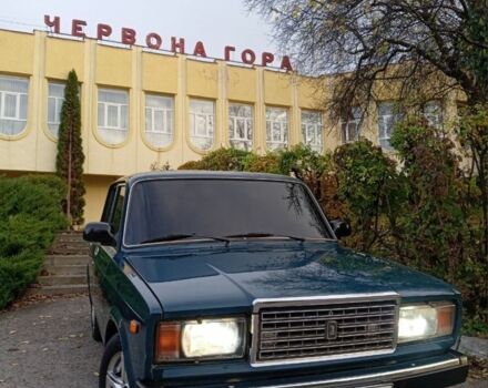 Зеленый ВАЗ 2107, объемом двигателя 1.5 л и пробегом 135 тыс. км за 1100 $, фото 1 на Automoto.ua