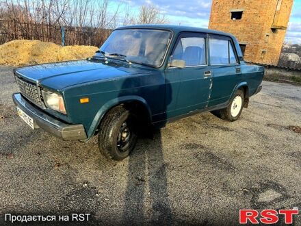 Зеленый ВАЗ 2107, объемом двигателя 1.5 л и пробегом 100 тыс. км за 800 $, фото 1 на Automoto.ua