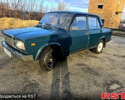 Зеленый ВАЗ 2107, объемом двигателя 1.5 л и пробегом 100 тыс. км за 800 $, фото 1 на Automoto.ua