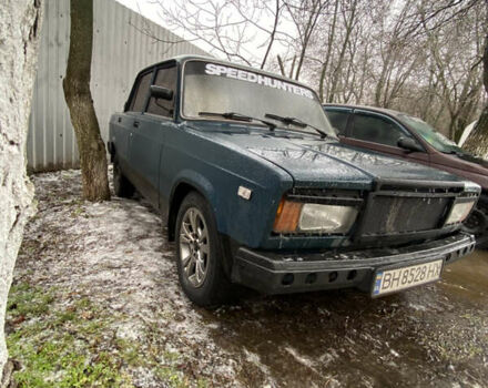 Зеленый ВАЗ 2107, объемом двигателя 1.45 л и пробегом 100 тыс. км за 800 $, фото 1 на Automoto.ua