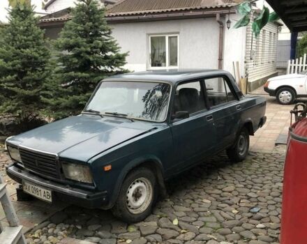 Зеленый ВАЗ 2107, объемом двигателя 1.5 л и пробегом 160 тыс. км за 500 $, фото 1 на Automoto.ua