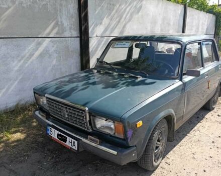Зелений ВАЗ 2107, об'ємом двигуна 1.5 л та пробігом 80 тис. км за 1119 $, фото 1 на Automoto.ua