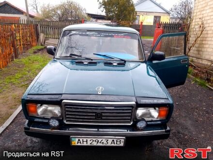 Зеленый ВАЗ 2107, объемом двигателя 1.5 л и пробегом 80 тыс. км за 1200 $, фото 1 на Automoto.ua