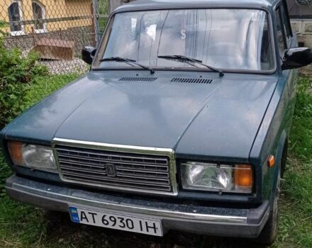 Зеленый ВАЗ 2107, объемом двигателя 1.5 л и пробегом 11 тыс. км за 1000 $, фото 1 на Automoto.ua