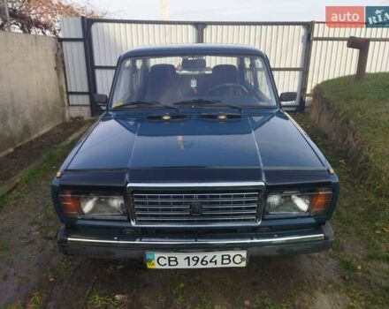 Зеленый ВАЗ 2107, объемом двигателя 1.45 л и пробегом 98 тыс. км за 1000 $, фото 1 на Automoto.ua