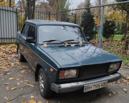 Зеленый ВАЗ 2107, объемом двигателя 1.45 л и пробегом 70 тыс. км за 800 $, фото 1 на Automoto.ua