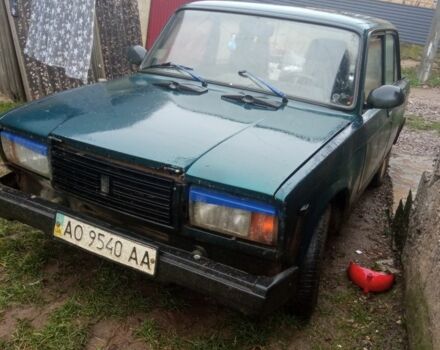 Зеленый ВАЗ 2107, объемом двигателя 3 л и пробегом 567 тыс. км за 309 $, фото 1 на Automoto.ua