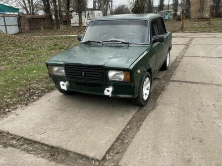 Зеленый ВАЗ 2107, объемом двигателя 1.5 л и пробегом 3 тыс. км за 616 $, фото 1 на Automoto.ua