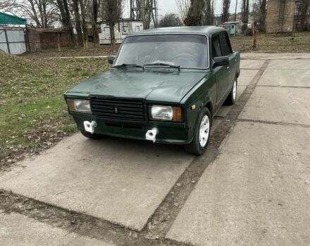 Зеленый ВАЗ 2107, объемом двигателя 1.5 л и пробегом 3 тыс. км за 616 $, фото 1 на Automoto.ua