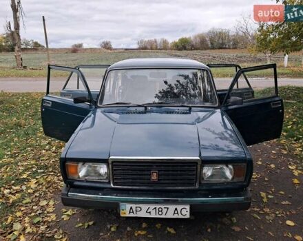 Зеленый ВАЗ 2107, объемом двигателя 1.45 л и пробегом 22 тыс. км за 2100 $, фото 1 на Automoto.ua