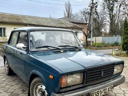 Зеленый ВАЗ 2107, объемом двигателя 1.5 л и пробегом 94 тыс. км за 800 $, фото 1 на Automoto.ua