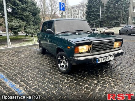 Зеленый ВАЗ 2107, объемом двигателя 1.5 л и пробегом 200 тыс. км за 1599 $, фото 1 на Automoto.ua