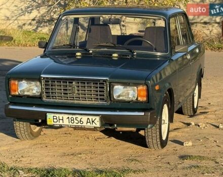 Зеленый ВАЗ 2107, объемом двигателя 1.45 л и пробегом 48 тыс. км за 1350 $, фото 1 на Automoto.ua