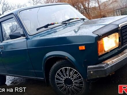 Зеленый ВАЗ 2107, объемом двигателя 1.5 л и пробегом 70 тыс. км за 1250 $, фото 1 на Automoto.ua