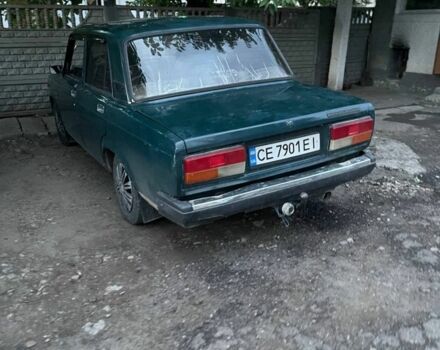 Зеленый ВАЗ 2107, объемом двигателя 1.5 л и пробегом 100 тыс. км за 230 $, фото 1 на Automoto.ua