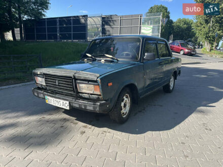 Зеленый ВАЗ 2107, объемом двигателя 1.5 л и пробегом 95 тыс. км за 800 $, фото 1 на Automoto.ua