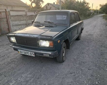 Зелений ВАЗ 2107, об'ємом двигуна 1.3 л та пробігом 100 тис. км за 561 $, фото 1 на Automoto.ua