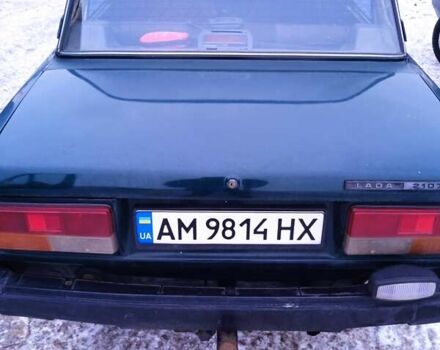 Зелений ВАЗ 2107, об'ємом двигуна 1.45 л та пробігом 160 тис. км за 1200 $, фото 1 на Automoto.ua