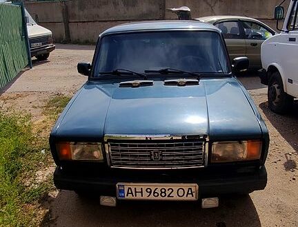 Зеленый ВАЗ 2107, объемом двигателя 1.5 л и пробегом 163 тыс. км за 850 $, фото 1 на Automoto.ua