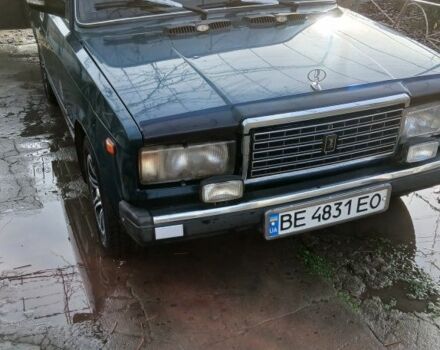 Зеленый ВАЗ 2107, объемом двигателя 1.5 л и пробегом 90 тыс. км за 1500 $, фото 1 на Automoto.ua