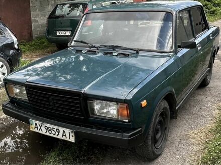 ВАЗ 2107 2005 в Чугуеве на Automoto.ua Зеленый ВАЗ 2107, объемом двигателя 1.5 л и пробегом 100 тыс. км за 800 $, фото 1 на Automoto.ua