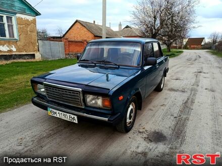 Зеленый ВАЗ 2107, объемом двигателя 1.5 л и пробегом 124 тыс. км за 1250 $, фото 1 на Automoto.ua