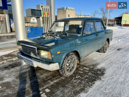 Зеленый ВАЗ 2107, объемом двигателя 1.45 л и пробегом 190 тыс. км за 1250 $, фото 1 на Automoto.ua