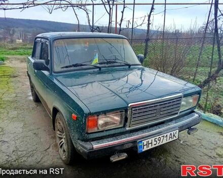 Зеленый ВАЗ 2107, объемом двигателя 1.5 л и пробегом 220 тыс. км за 1600 $, фото 1 на Automoto.ua
