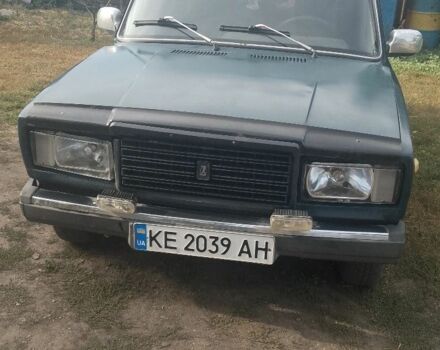 Зеленый ВАЗ 2107, объемом двигателя 1.5 л и пробегом 150 тыс. км за 1000 $, фото 1 на Automoto.ua